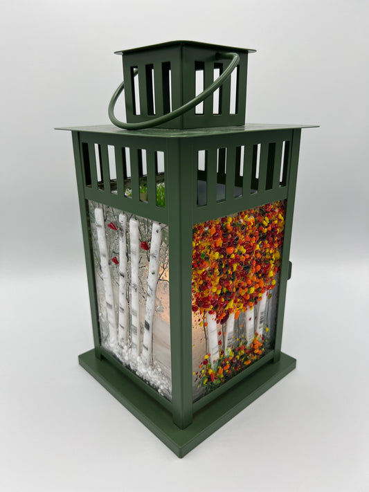 Traditional Lantern - Forest Green