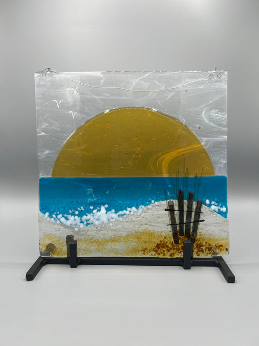 Beach Scene with Stand